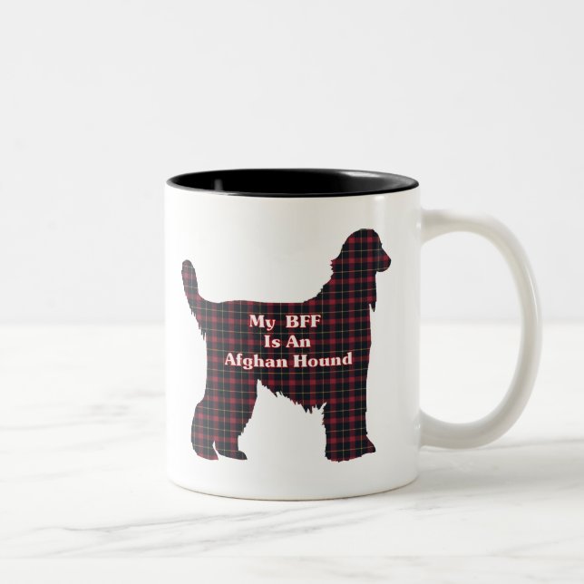 Afghan Hound BFF Mug (Right)