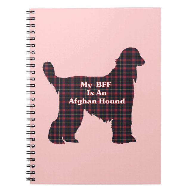 Afghan Hound BFF Notebook (Front)