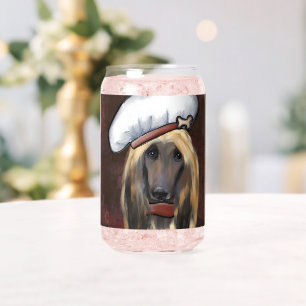 AFGHAN HOUND CAN GLASS