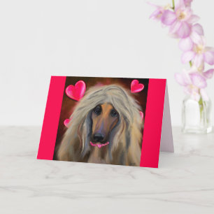 AFGHAN HOUND CARD
