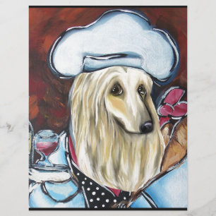 Afghan Hound Chef