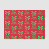 Afghan Hound Christmas Dog & Green Bow