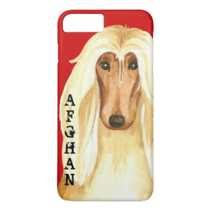 Afghan Hound Colour Block iPhone 8 Plus/7 Plus Case
