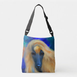 Afghan Hound Crossbody Bag