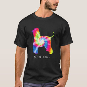Afghan Hound Cute Puppy Pet Dog Owner Hippy Tie Dy T-Shirt