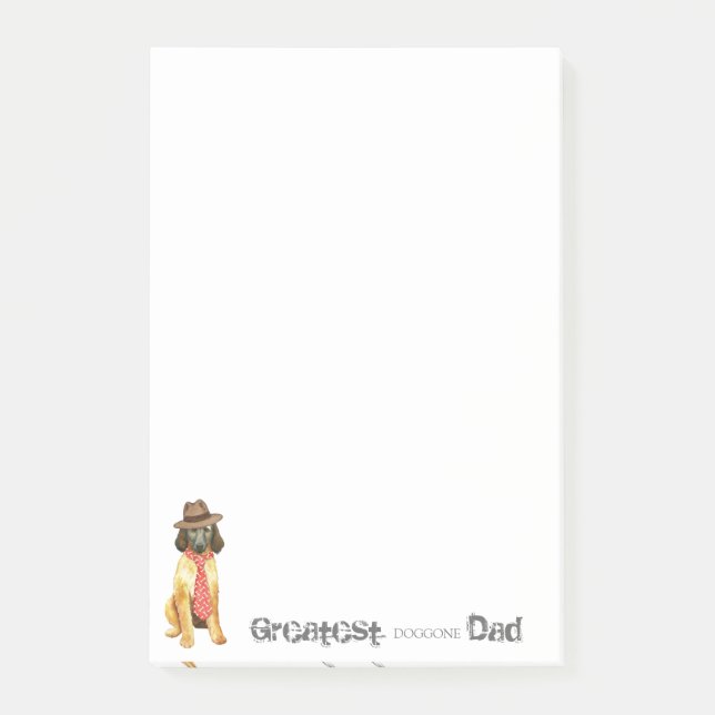 Afghan Hound Dad Post-it Notes (Front)