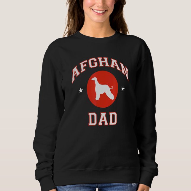 Afghan Hound Dad Sweatshirt (Front)