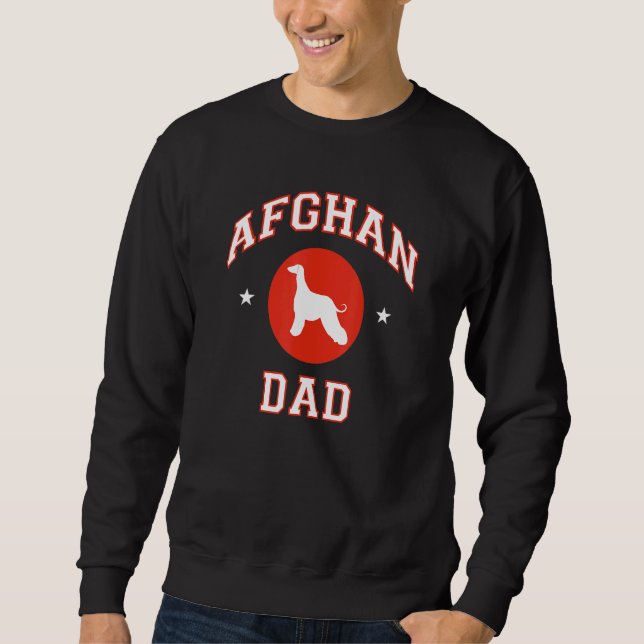 Afghan Hound Dad Sweatshirt (Front)