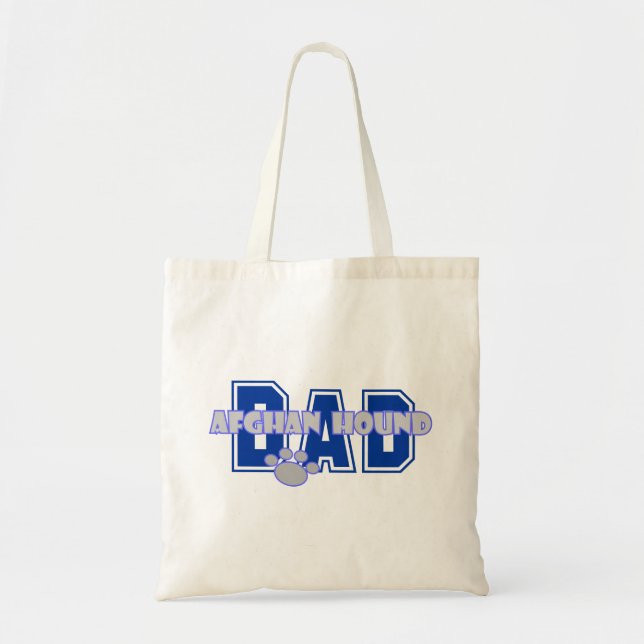 Afghan Hound Dad Tote Bag (Front)