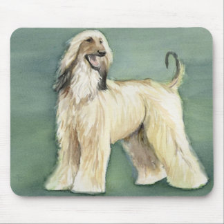 Afghan Hound Dog Art Mouse Pad