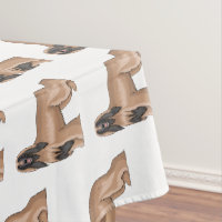 Afghan hound dog cartoon illustration