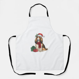 Afghan Hound Dog Christmas Parties Holiday Santa D Apron