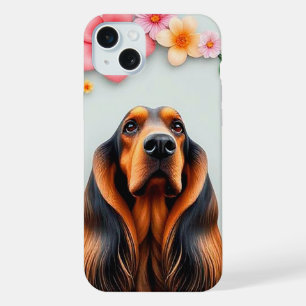 Afghan Hound dog iPhone 15 Plus Case