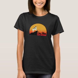 Afghan Hound Dog Mom Sunset Dog Pet Cute Pretty T-Shirt