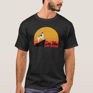 Afghan Hound Dog Mum Sunset Dog Pet Cute Pretty T-Shirt