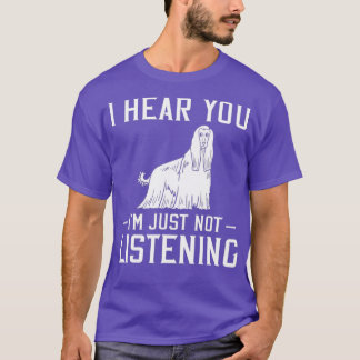 Afghan Hound Dog Puppies Owner Lover _24 T-Shirt