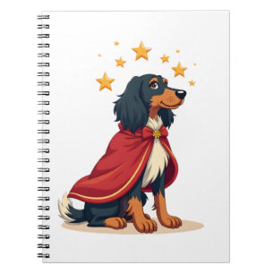 Afghan Hound Elegant Noel dog Notebook