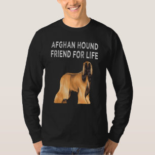 Afghan Hound Friend For Life Dog Friendship T-Shirt