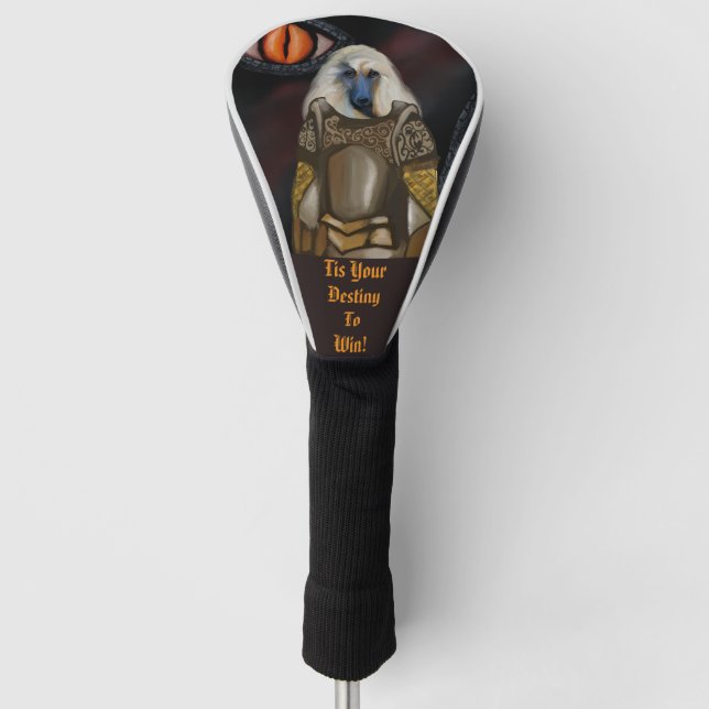 Afghan Hound  Golf Head Cover (Front)