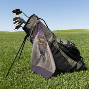 AFGHAN HOUND GOLF TOWEL