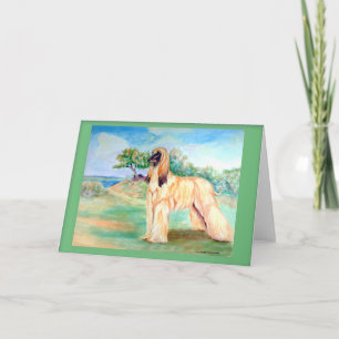 Afghan Hound Greeting Cards