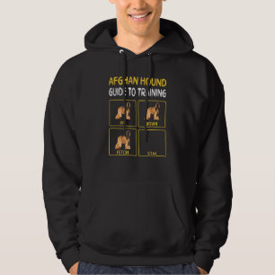 Afghan Hound Guide To Training Dog Obedience Hoodie