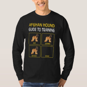 Afghan Hound Guide To Training Dog Obedience T-Shirt