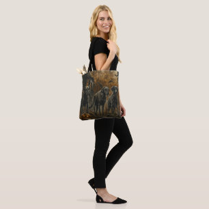 Afghan Hound Halloween Night Doggy Delight Tote Bag