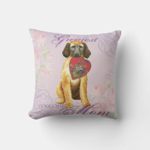 Afghan Hound Heart Mum Cushion
