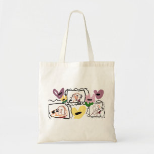 Afghan Hound hearts Tote Bag