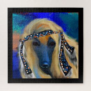 Afghan Hound Jigsaw Puzzle