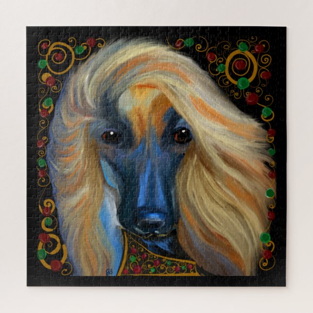 Afghan Hound    Jigsaw Puzzle (Vertical)