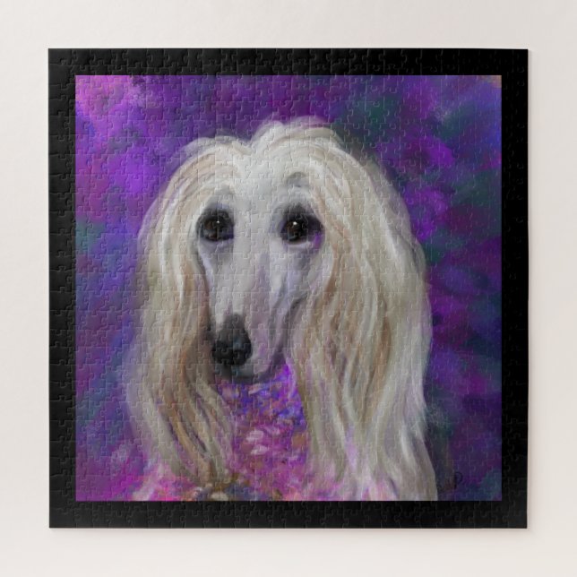  AFGHAN HOUND  JIGSAW PUZZLE (Vertical)