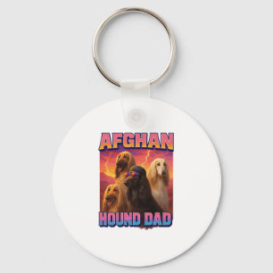 Afghan Hound Key Ring