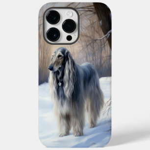 Afghan Hound Let It Snow Christmas  Case-Mate iPhone 14 Pro Max Case