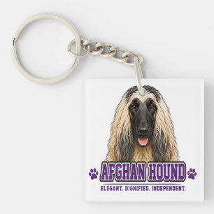 🐾 Afghan Hound Lover 🐾 Key Ring
