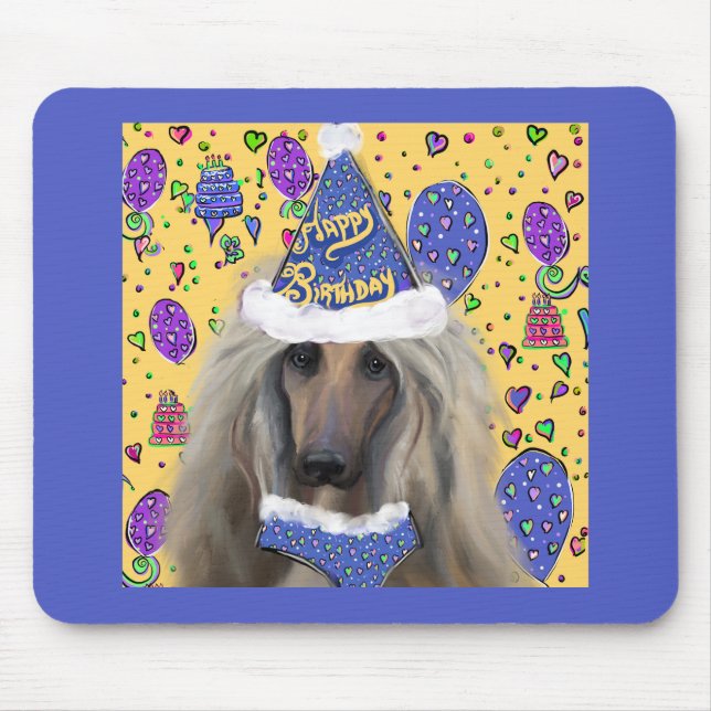 AFGHAN HOUND MOUSE PAD (Front)