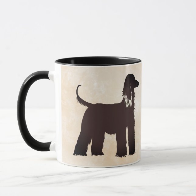 Afghan Hound Mug (Left)