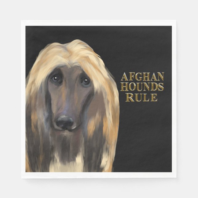 AFGHAN HOUND   NAPKIN (Front)