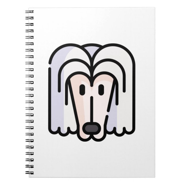 Afghan Hound Notebook (Front)