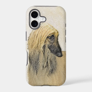 Afghan Hound Painting - Cute Original Dog Art