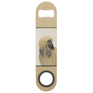 Afghan Hound Painting - Cute Original Dog Art