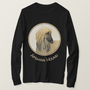 Afghan Hound Painting - Cute Original Dog Art T-Shirt