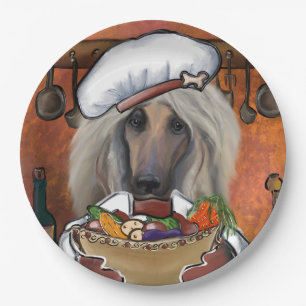 Afghan Hound        Paper Plate