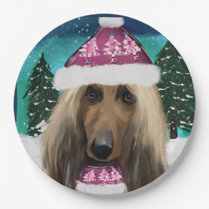 Afghan Hound        Paper Plate
