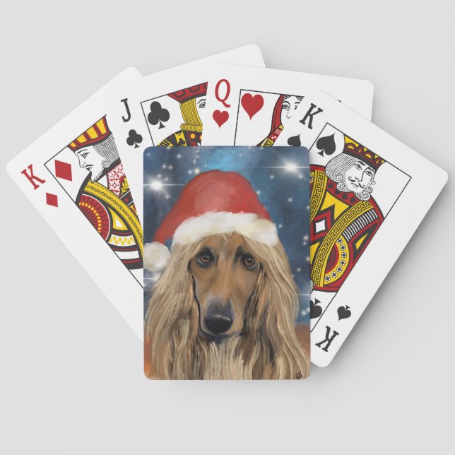  AFGHAN HOUND  PLAYING CARDS (Back)