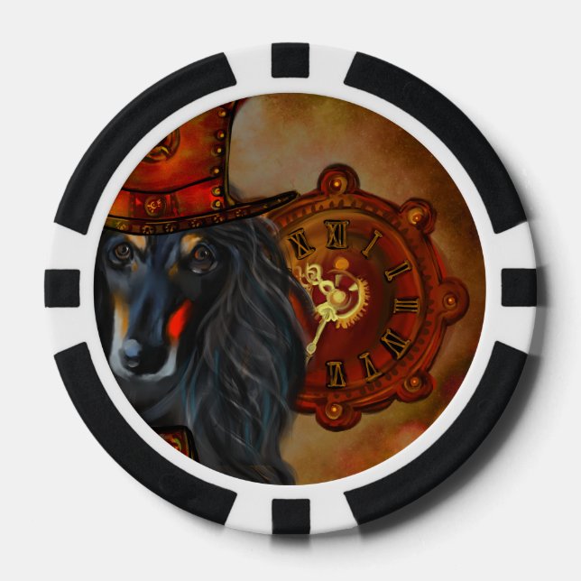 Afghan Hound  Poker Chips (Front)