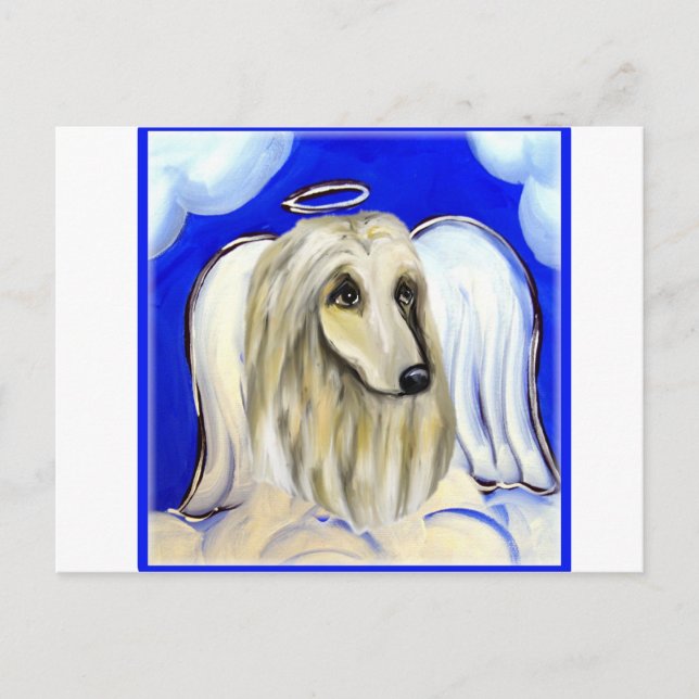 AFGHAN HOUND POSTCARD (Front)