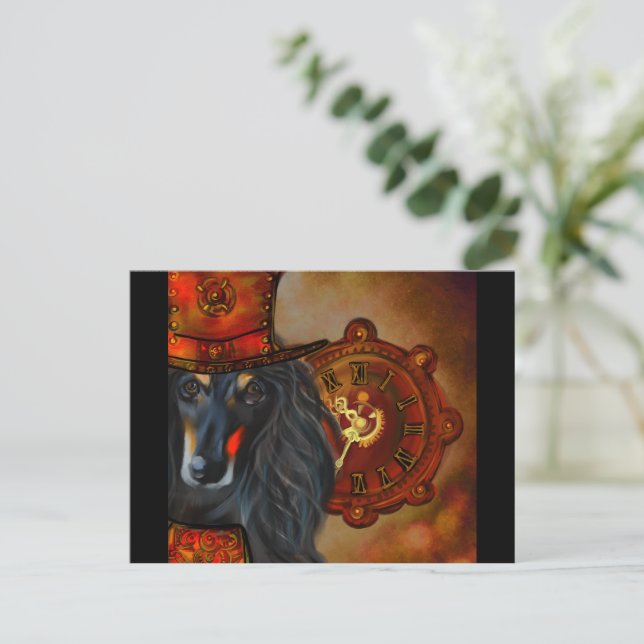 Afghan Hound  Postcard (Standing Front)