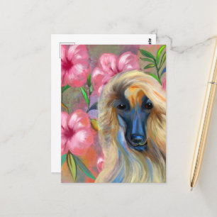 Afghan Hound Postcard